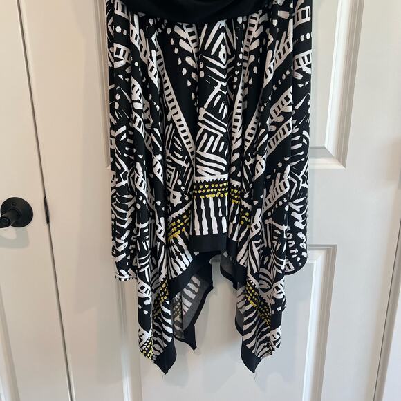 RM Richards Women's Plus Size Sleeveless‎ Dress Assymmetrical Hem Black Size 18W - Picture 2 of 8